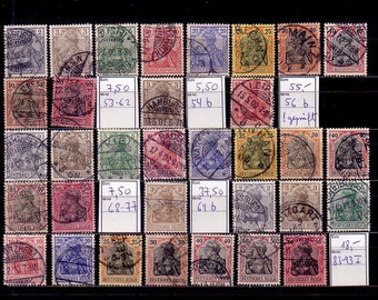 Germania | Deutschland Deutsches Reich | Briefmarken gestempelt | Sammlung