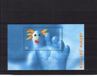 For us children | Germany | 2002 | Stamps as block issue, mint