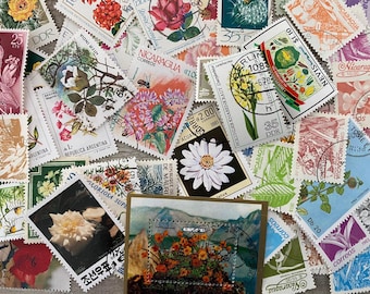 Piante, fiori, flora | Collezione | 200, 100, 50 o 25 perlopiù diversi | Francobolli