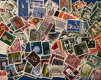 Germany | BRD collection from the years 1954-68 | 200 different cancelled | stamps