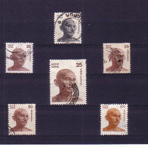 Mahatma Gandhi | Indien | Briefmarken gestempelt