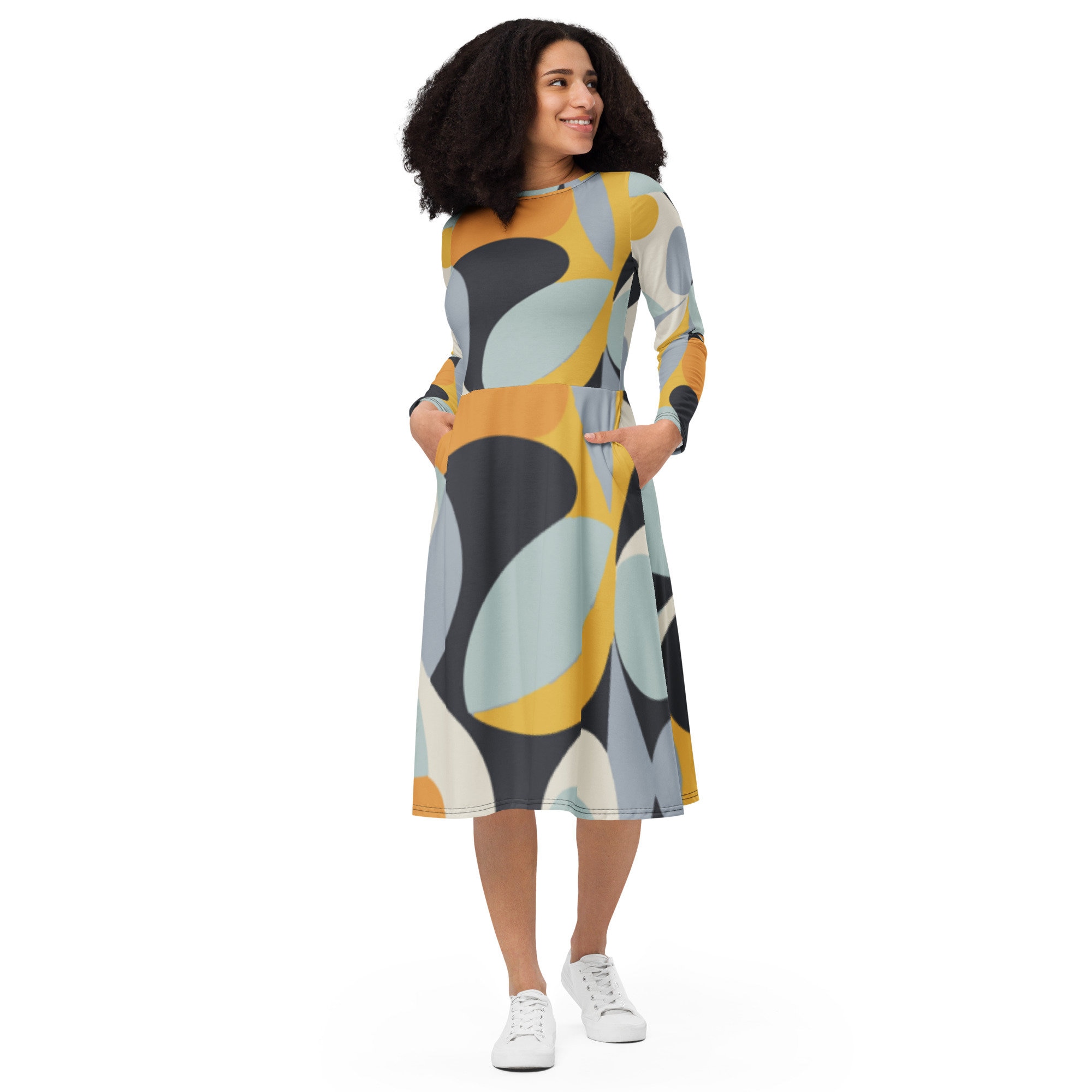 brown midi dress fall Brown Shimmer Midi Dress With Knot