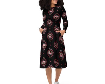 Sunflower, Date Night, Bomb Long Sleeve Midi Dress, Midi Dress Pattern, Midi Dress Formal, Cocktail Dress, Girlfriend Gift, Prom Midi Dress - Etsy Sunflower, Date Night, Bomb Long Sleeve Midi Dress, Midi Dress Pattern, Midi Dress Formal, Cocktail Dress, Girlfriend Gift, Prom Midi Dress - Etsy