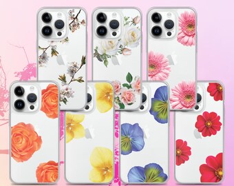 Flower/Floral Clear Case for iPhone