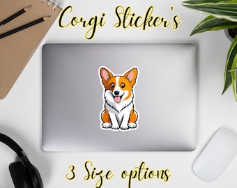 Corgi cartoon schattige sticker