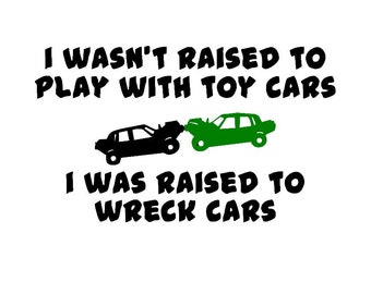 I Wasn't Raised To Play with Toy Cars