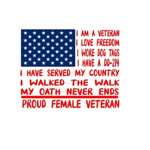 Orgullosa mujer veterana