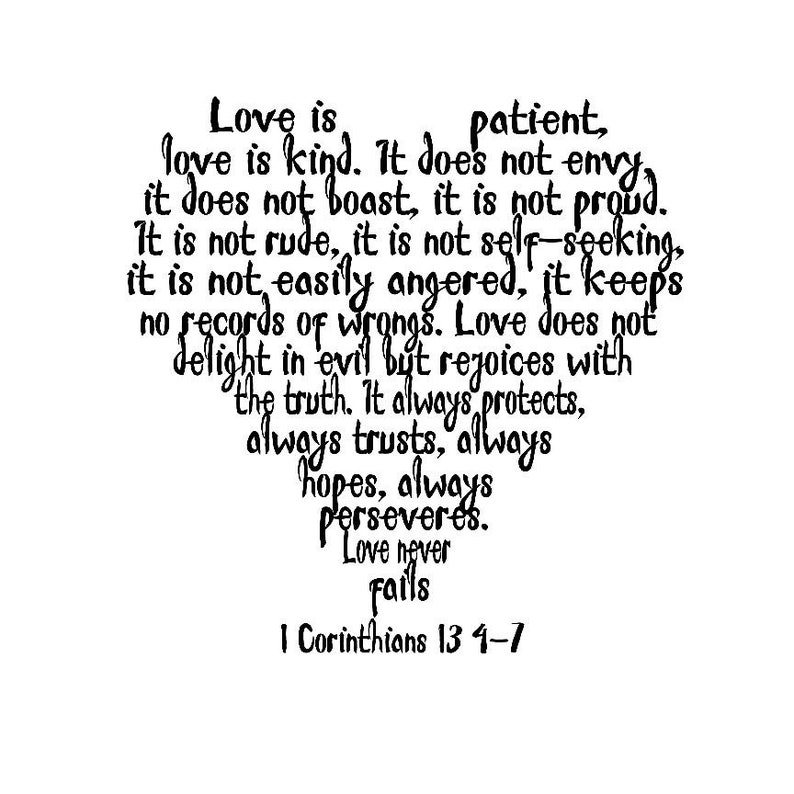 Love is Patient Etsy