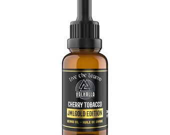 Huile à barbe - Cherry Tobacco JML Gold Edition par Valhalla Live the Legend