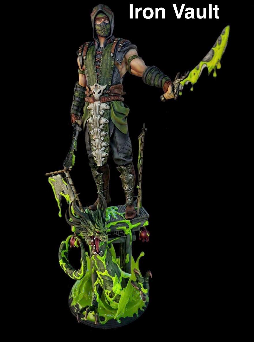 Mortal Kombat Reptile Figure - Etsy