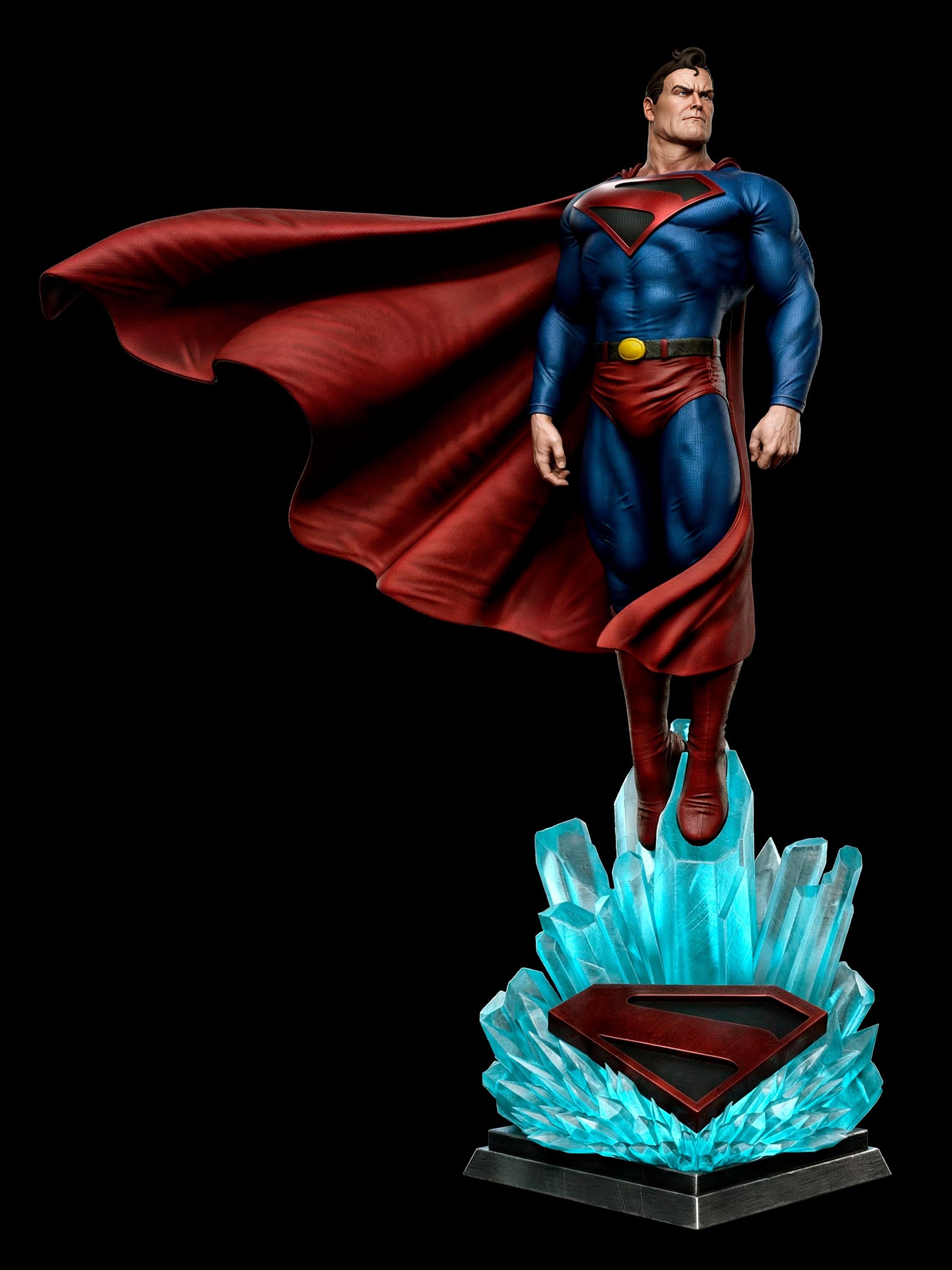 Superman Kingdom Come Resin Fan Art Statue Designed by B3dserk - Etsy