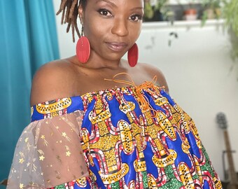 ROBE mousseline modèle afrique du sud