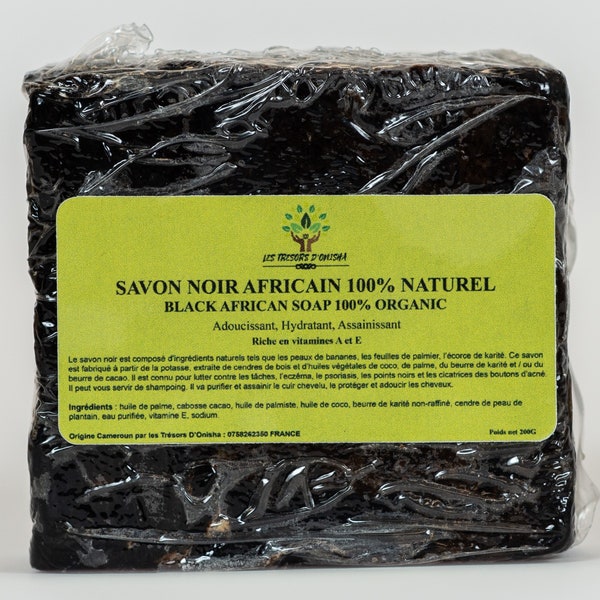 Natural African SAVON NOIR