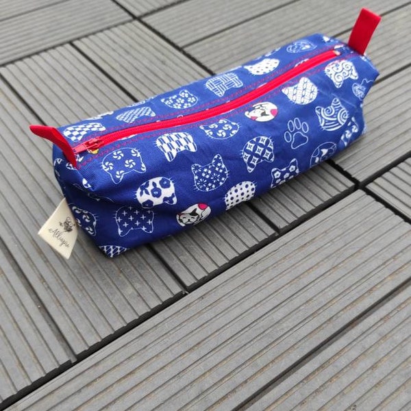 Trousse d'école motifs chats