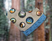 Cat Bandana - "Been Everywhere" - National Parks Cat + Small Dog Bandana / No Collar Needed
