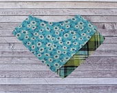 Cat Bandana - "Zack-Zack's Favorite" - Spring Flowers Cat + Small Dog Bandana / No Collar Needed