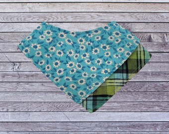 Cat Bandana - "Zack-Zack's Favorite" - Spring Flowers Cat + Small Dog Bandana / No Collar Needed