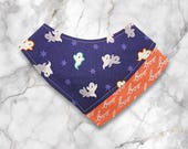 Halloween Glow-in-the-Dark Cat Bandana – Meowlloween Spirits, No-Collar Pet Accessory for Cats & Small Dogs