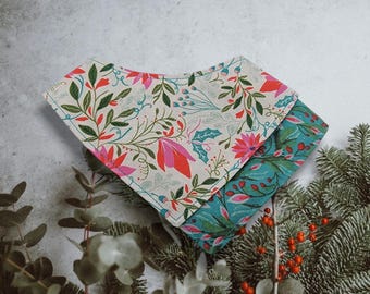 Holiday Cat Bandana - Winter Wonderland, Christmas Pet Accessory for Cats and Small Dogs, No Collar Needed
