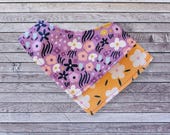 Cat Bandana - "Flower Power" -  Spring Flowers Cat + Small Dog Bandana / No Collar Needed