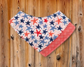 Cat Bandana "Watch Out for Seagulls" - Summer Seaside Cat + Small Dog Bandana / No Collar Needed