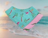 Florida Cat Bandana: Reversible Spring Break Beach Pet Bandana