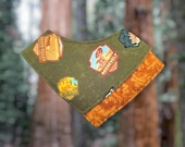 Cat Bandana - "Lil' Hiker Bandana" - National Parks Cat + Small Dog Bandana / No Collar Needed
