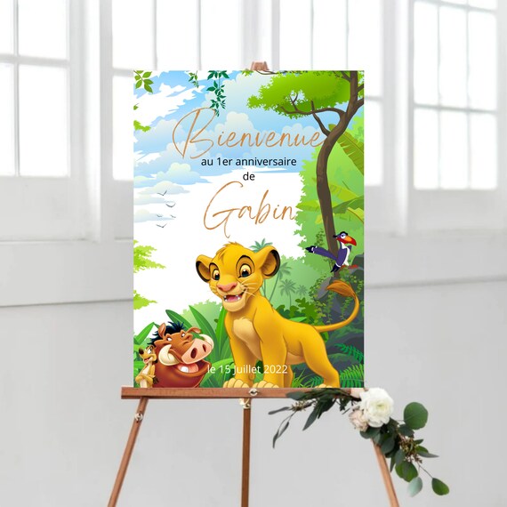 Birthday Party Decorations Disney Simba Lion King Baptism Etsy