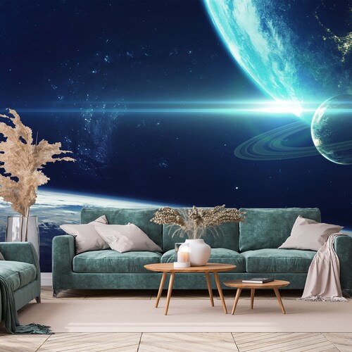 Milky Way Galaxy Peel and Stick Space Wallpaper Self Adhesive - Etsy
