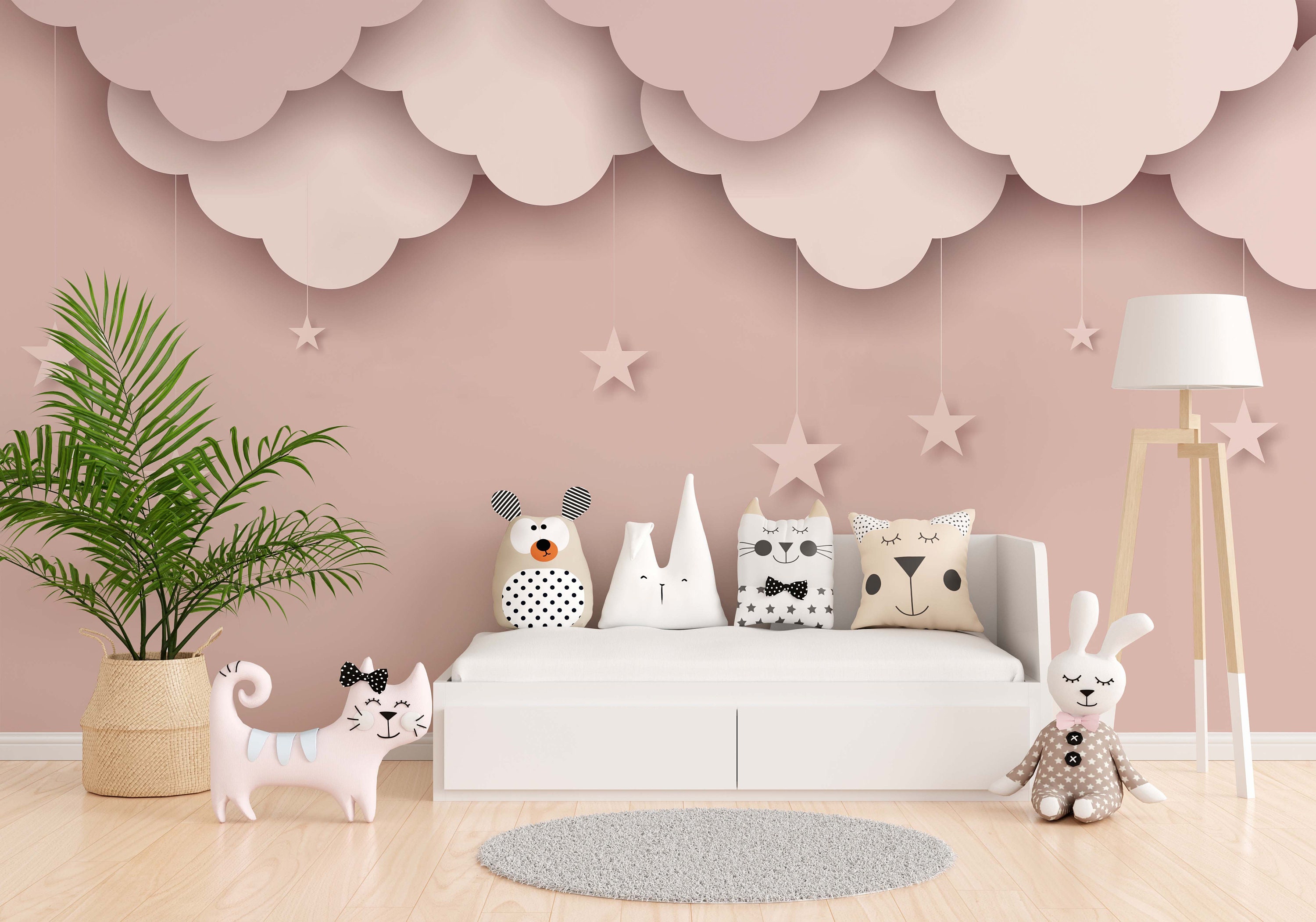 Buy Girls Room Wallpaper Online In India  Etsy India