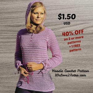Crochet Sweater Pattern PDF – Easy Women’s Hoodie, Boho Pullover & Vintage Jumper  Beginner-Friendly Handmade Wardrobe - 101