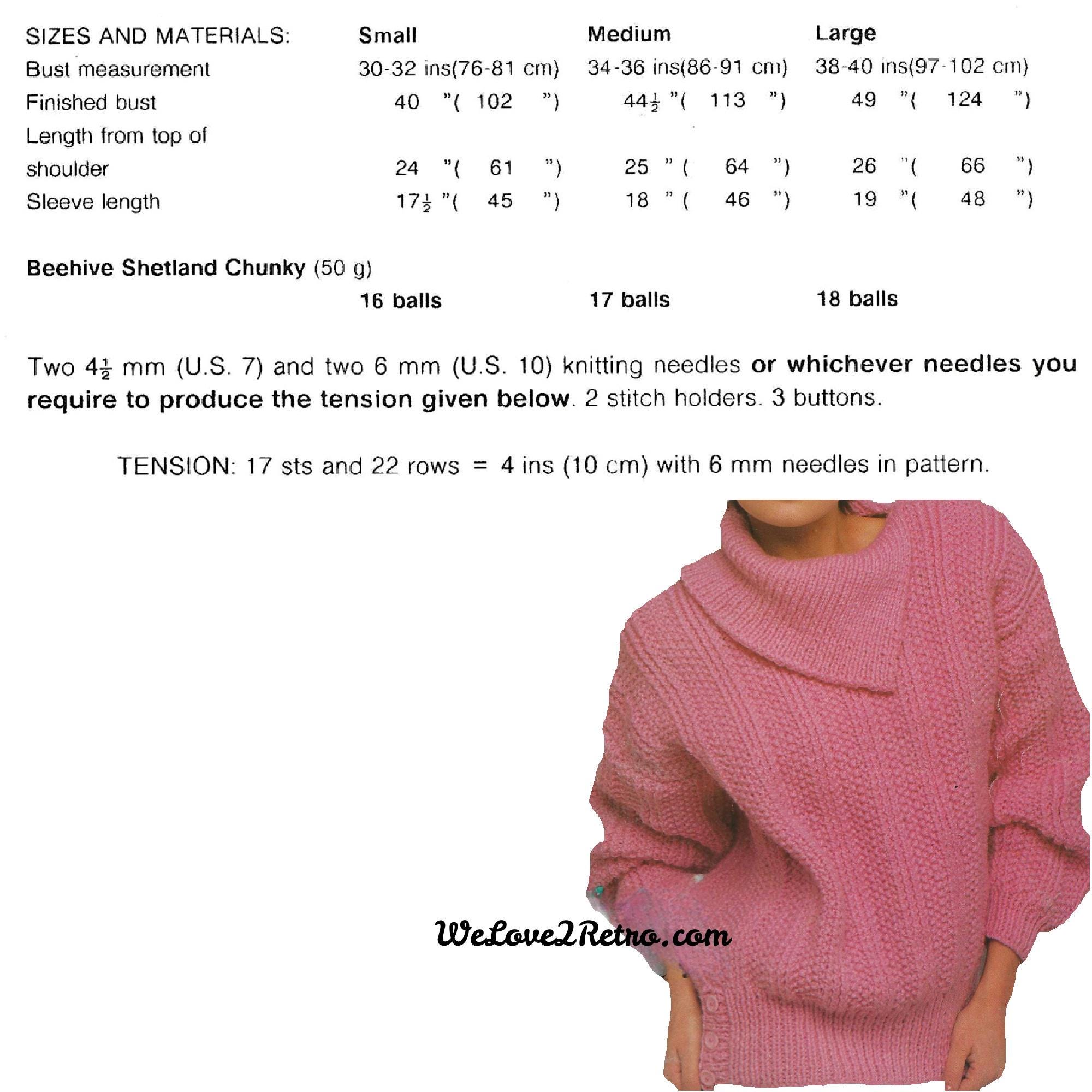600 Easy Sweater Knitting Pattern +1 FREE PATTERN, Knit Sweater