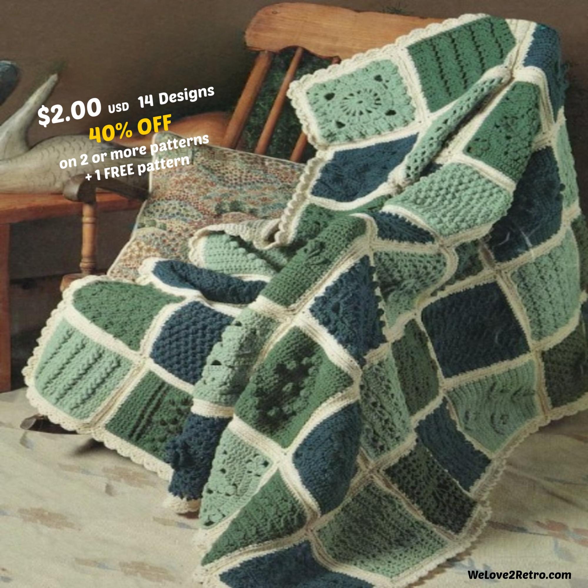 Granny Square Afghan Crochet Pattern PDF – Easy Crochet Blanket, Handmade Lapghan, Classic Afghan for Beginners, Cozy Weekend Project - 246