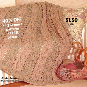 Easy Crochet Afghan Pattern PDF – Cozy Beginner Blanket, Classic Throw, Quick Crochet Ideas for Gifting, Relaxing, and Handmade Comfort 1001