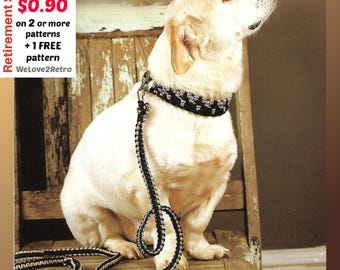 Macrame Dog Leash & Collar Pattern PDF – Boho Pet Set