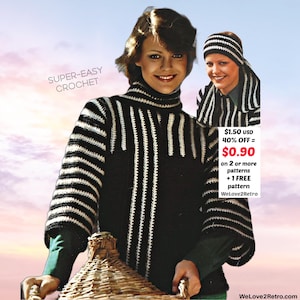 SET-SALE https://www.etsy.com/de/listing/621993309/pulli-pullover-häkelanleitung-boho-chunky-pulli-mit-schal