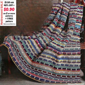 Scrap Yarn Crochet Blanket Pattern – Easy Afghan Design, Stash Buster Lapghan