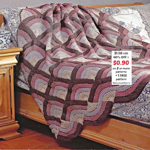 RETIREMENT-SALE***  Knit Blanket Pattern, Easy Warm Afghan PDF, Handmade Throw, Cozy Lapghan Knitting