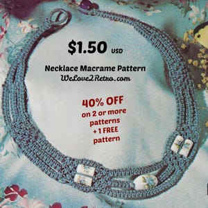 183 Easy Macrame Necklace Pattern  DIY Boho Jewelry Tutorial  Beginner PDF, macrame jewelry, DIY macrame necklace, macrame cord necklace.