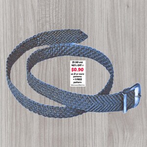 RETIREMENT-SALE***  Macrame Belt Pattern PDF – Easy Boho Belt,  Accessory Tutorial for Intermediates