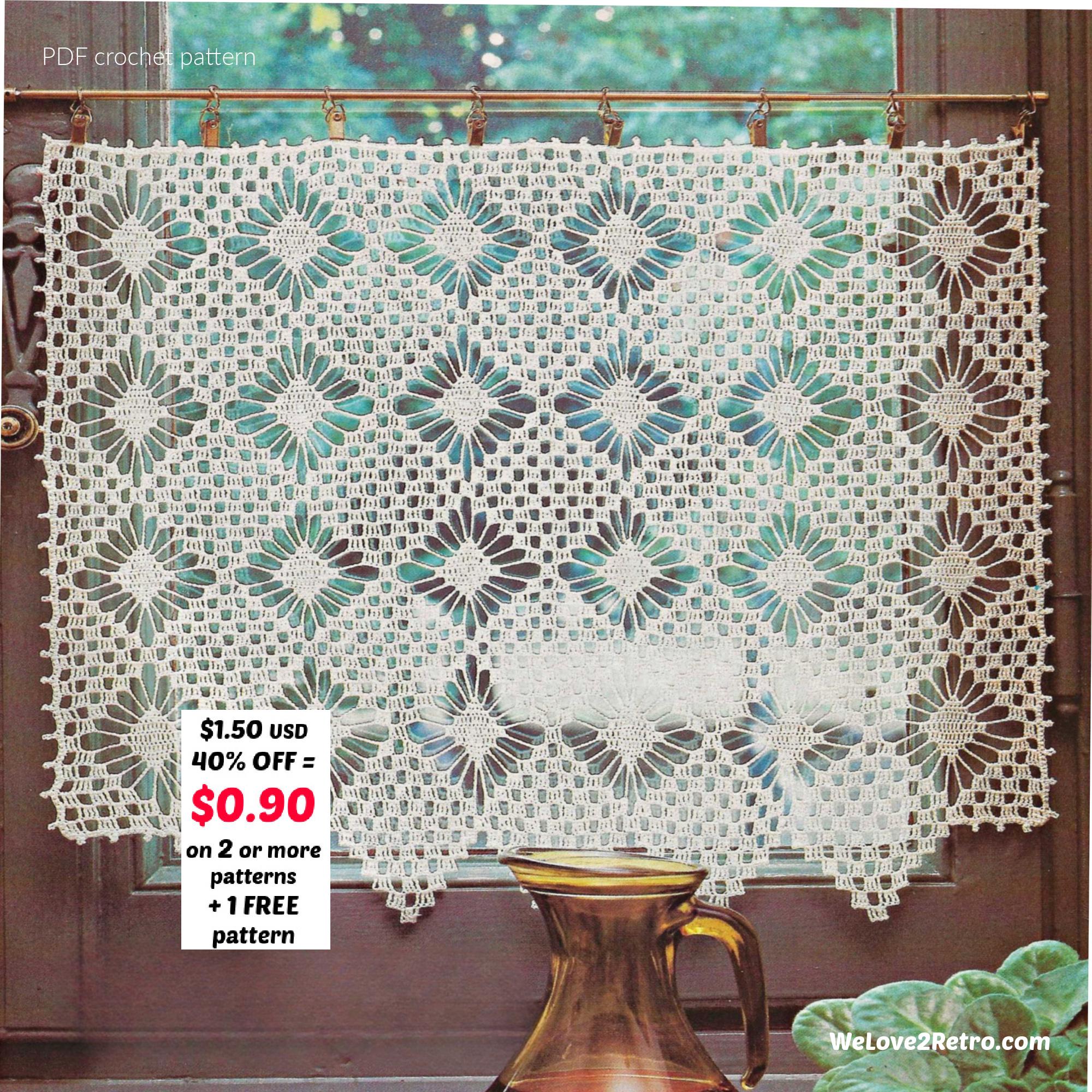 Tenda Uncinetto Stile Boho Per Bistrò - Mezza Finestra In Lino Con Frange, 85x100 Cm
