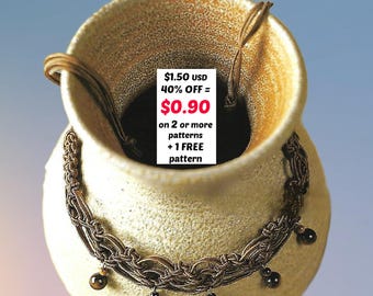 RETIREMENT-SALE***  Macrame Necklace Pattern PDF – Easy Boho Pendant, Beginner Choker & Knot Tutorial