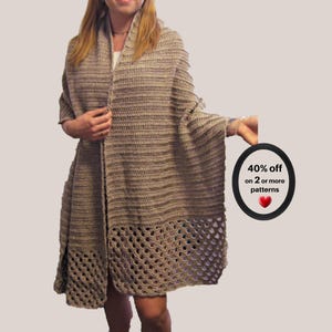 RETIRING-SOON*  Crochet Shawl Pattern PDF • Boho Lacy Wrap • Lightweight Festival Vintage‑Inspired Scarf