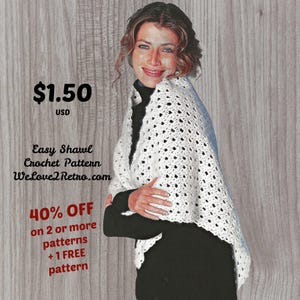 Crochet Shawl Pattern – Crochet Wrap Pattern – Crochet Shawl PDF – Triangle Shawl PDF – Easy Shawl Pattern – Lace Shawl – Crochet Wrap 569