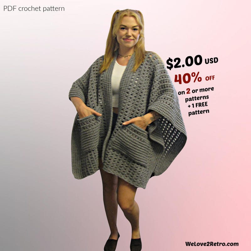 Mjs off the Hook Ruana - Etsy