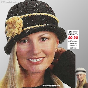 RETIREMENT-SALE***  Crochet Beanie Pattern PDF – Cozy Women’s Winter Hat Tutorial for Beginner Design