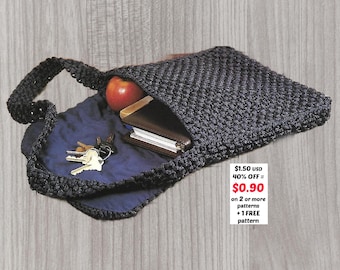RETIREMENT-SALE***  Boho Macrame Purse Pattern PDF – Easy Festival Handbag, Vintage Crossbody Bag