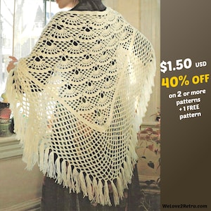 Crochet Shawl Pattern PDF – Easy Triangle Wrap for Beginners, Lace Scarf & Cozy Shawl Wrap, Lacy Handmade Gift, Instant Download- 806