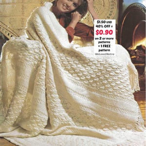 RUHEBERAUBS-VERKAUF - Easy Blanket Knitting Pattern - PDF - Strickanleitung -