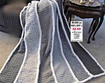 Crochet Blanket Pattern – Chunky   Boho Throw